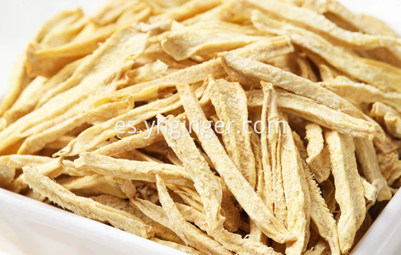 pequeñas rodajas de jengibre amarillo small yellow ginger slices